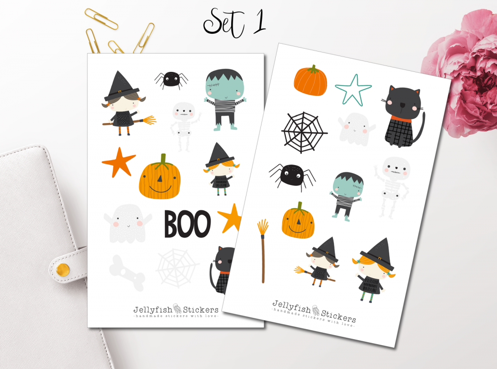 Halloween Kids Sticker Set